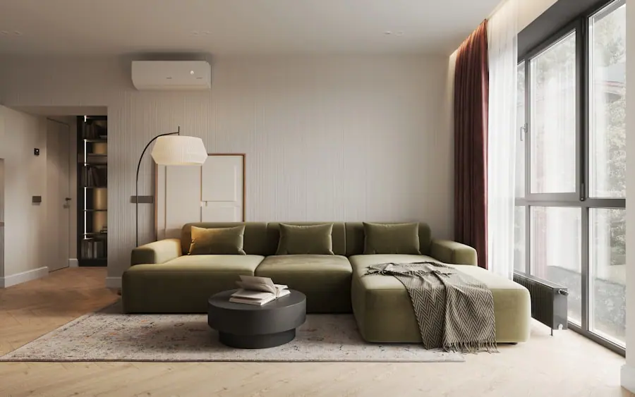 Furnished apartment interior