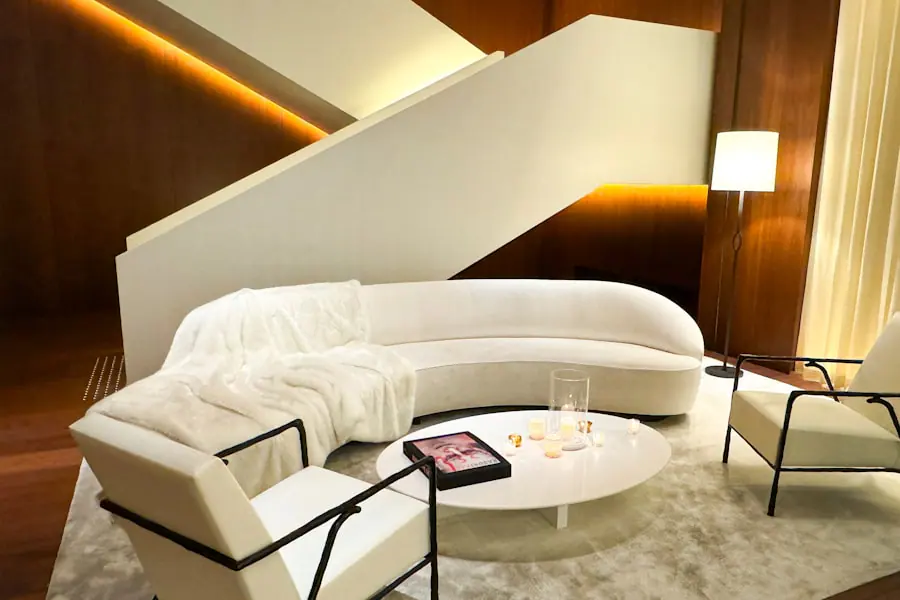 A furnished living space